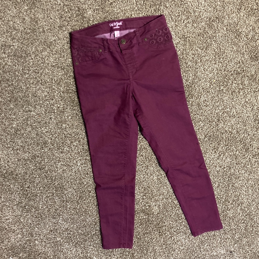 Maroon Jeggings size 14